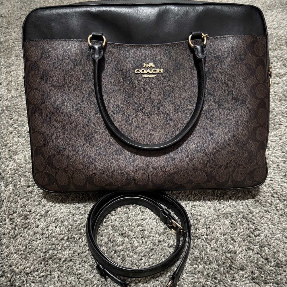 Coach laptop bag